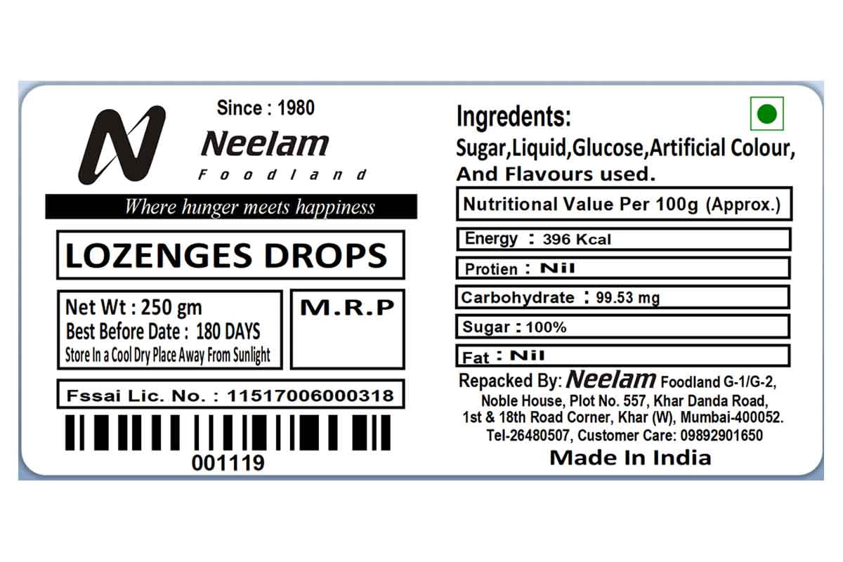 Lozenges Drops 250 Gm