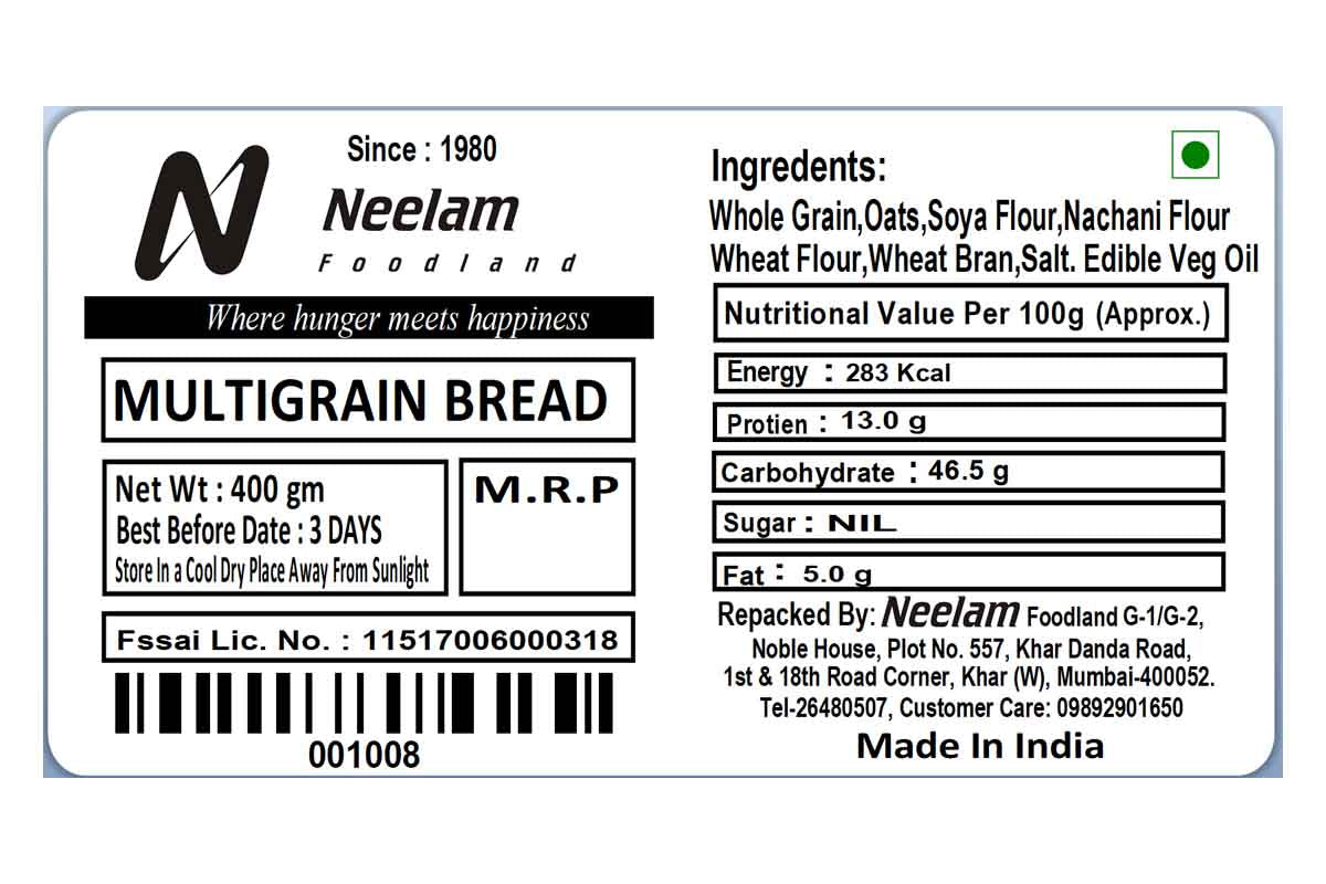 Multigrain Bread 400 Gm