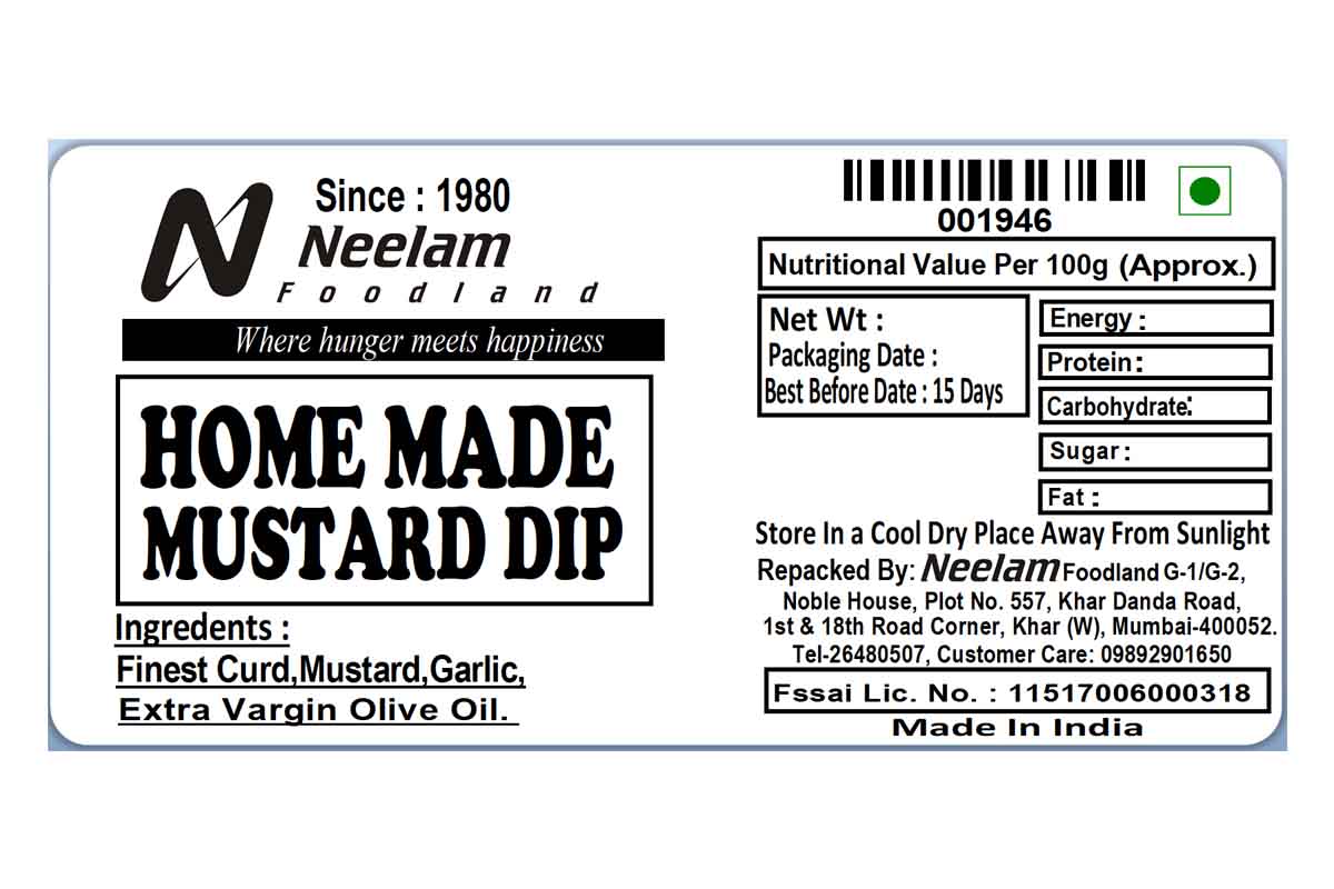 Mustard Dip 200 Gm
