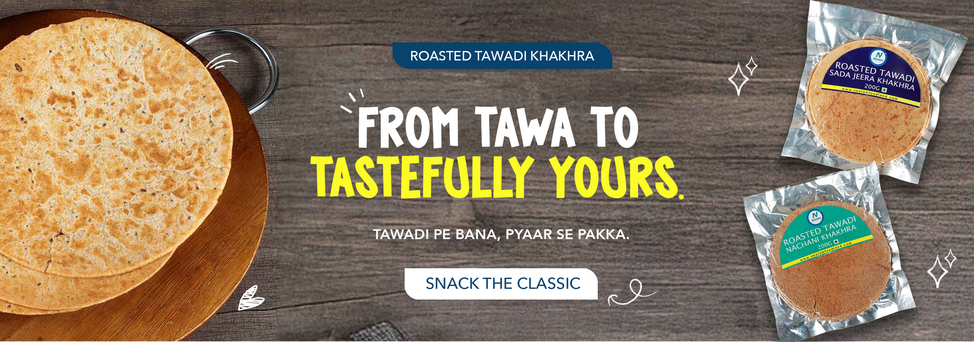 Roasted Tawadi Khakhra