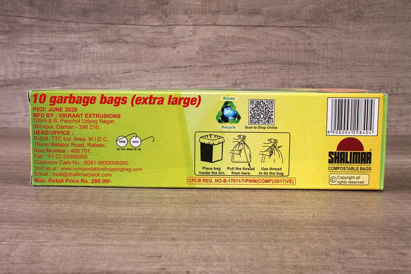 PLASTOBAG GARBAGE BAGS JUMBO BIN LINERS 10PC