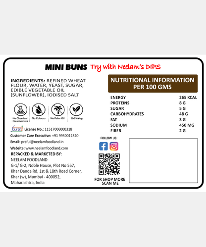 Mini Bun 9 Pc