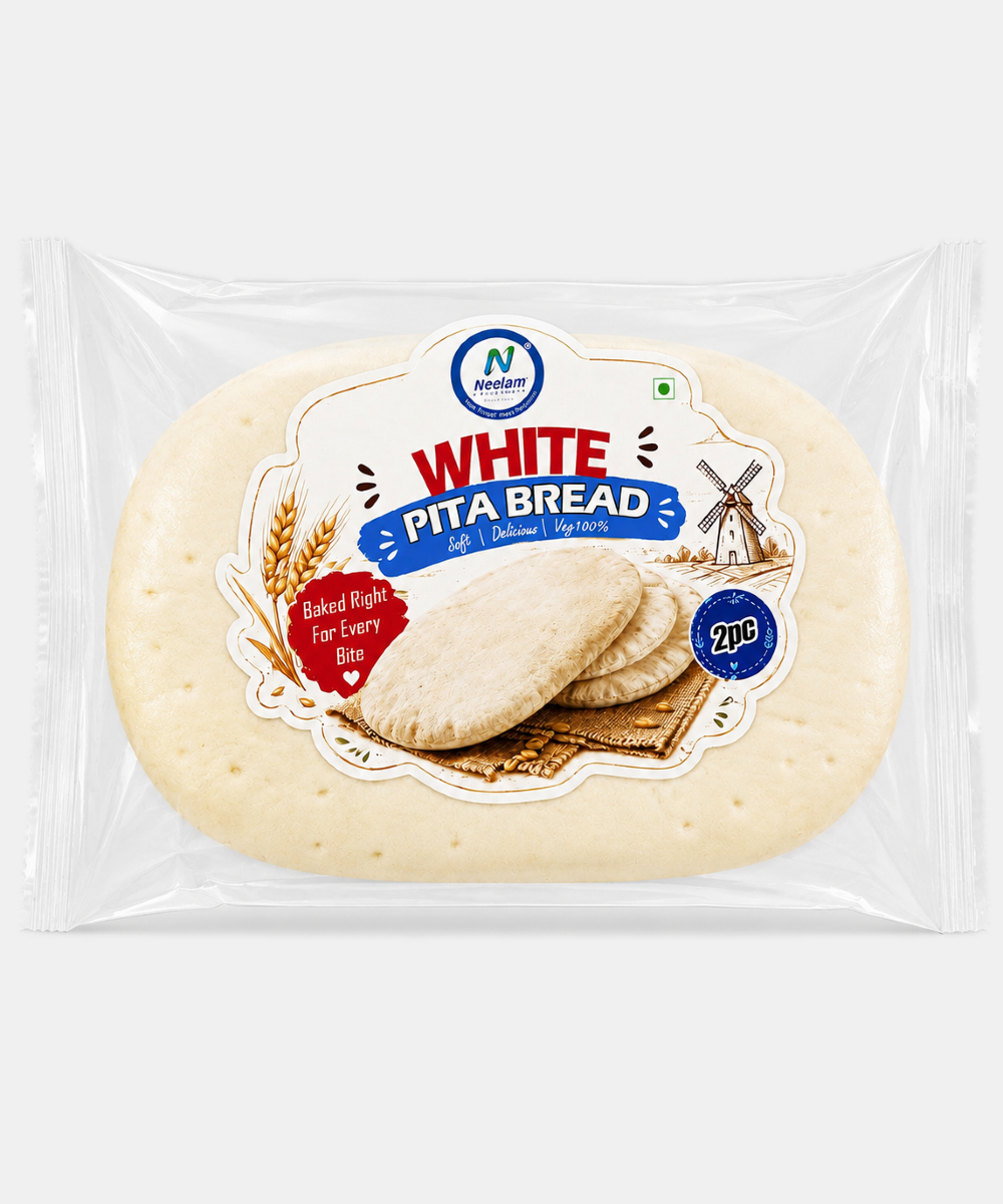 White Pita Bread 2 Pc 200 Gm
