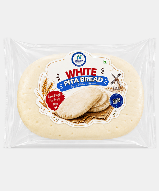 White Pita Bread 2 Pc 200 Gm