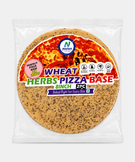 Whole Wheat Herbs Pizza 2 Pc