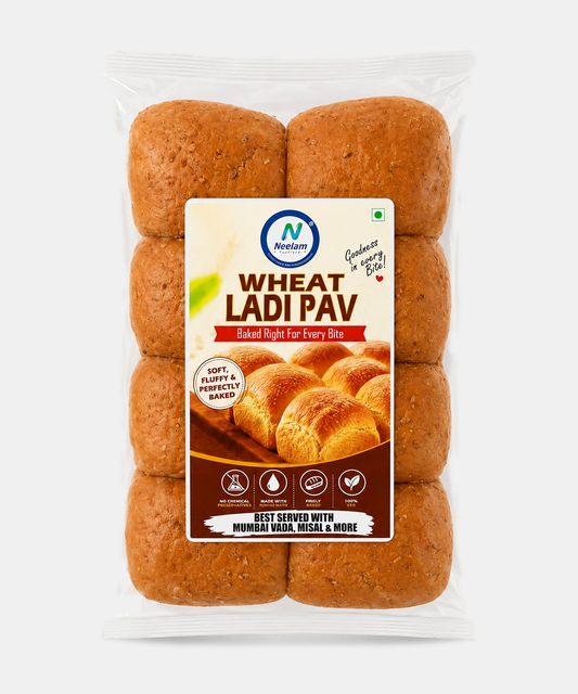 Whole Wheat Ladi Pav 200 Gm