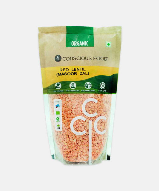 Conscious Food Masoor Dal 500 Gm