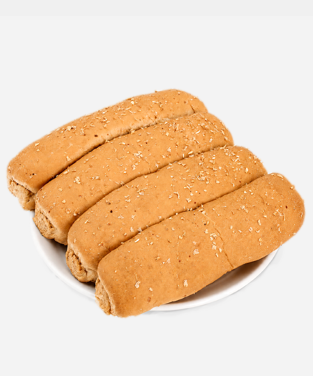 Wheat Hot Dog Bread 4 Pc