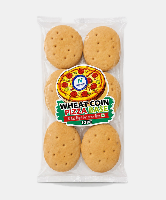 Whole Wheat Mini Pizza Bread 12 Pc