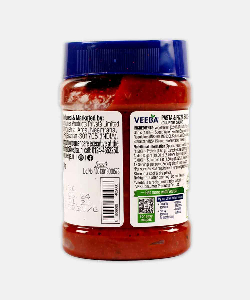 veeba pizza & pasta sauce 280