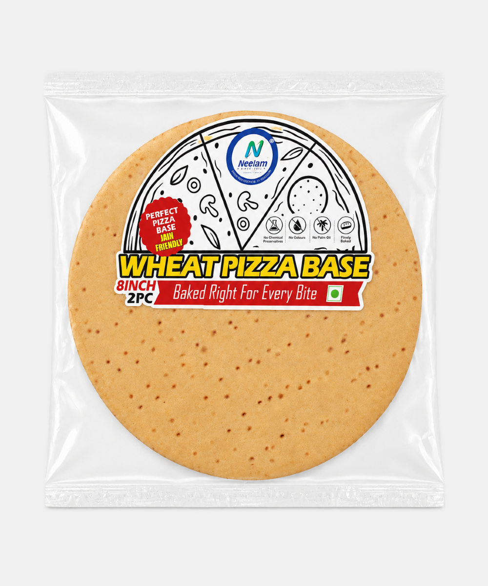 Whole Wheat Pizza Bread 2 Pc
