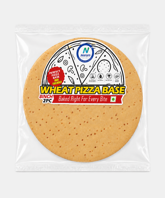 Whole Wheat Pizza Bread 2 Pc