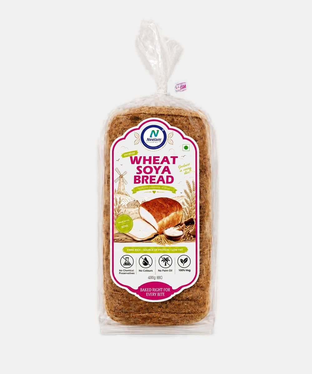 Wheat Soya Bread 400 Gm