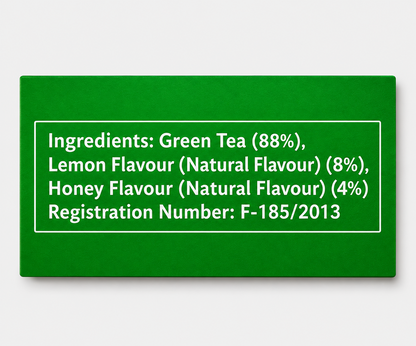 Twining Lemon & Honey Green Tea (100 Bag)
