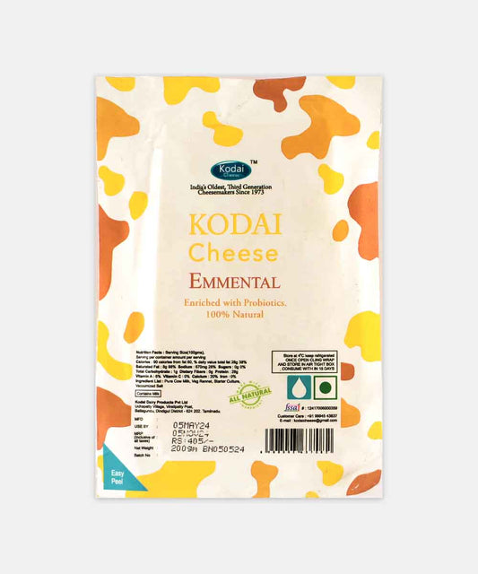 Kodai Emmental Cheese 200 Gm
