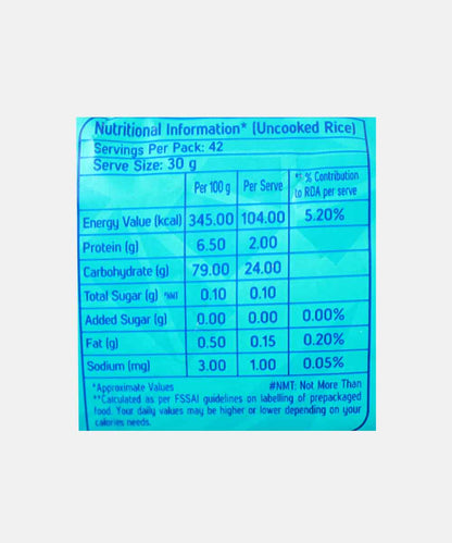 Kohinoor Super Value Basmati Rice 1.25 Kg