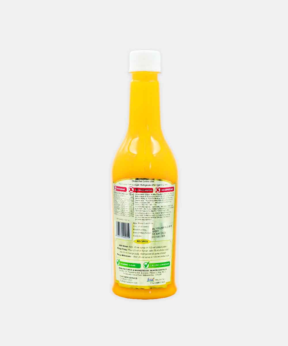 Newtrition Mango Mazaa Sugar Free Syrup 500 Ml