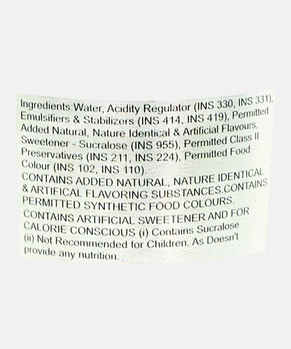 Newtrition Mango Mazaa Sugar Free Syrup 500 Ml