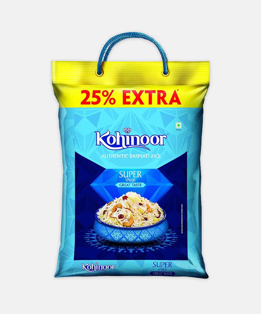Kohinoor Super V Basmati Rice 6.25 Kg