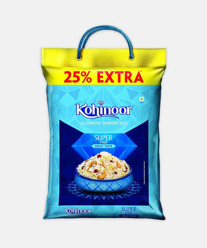 Kohinoor Super V Basmati Rice 6.25 Kg