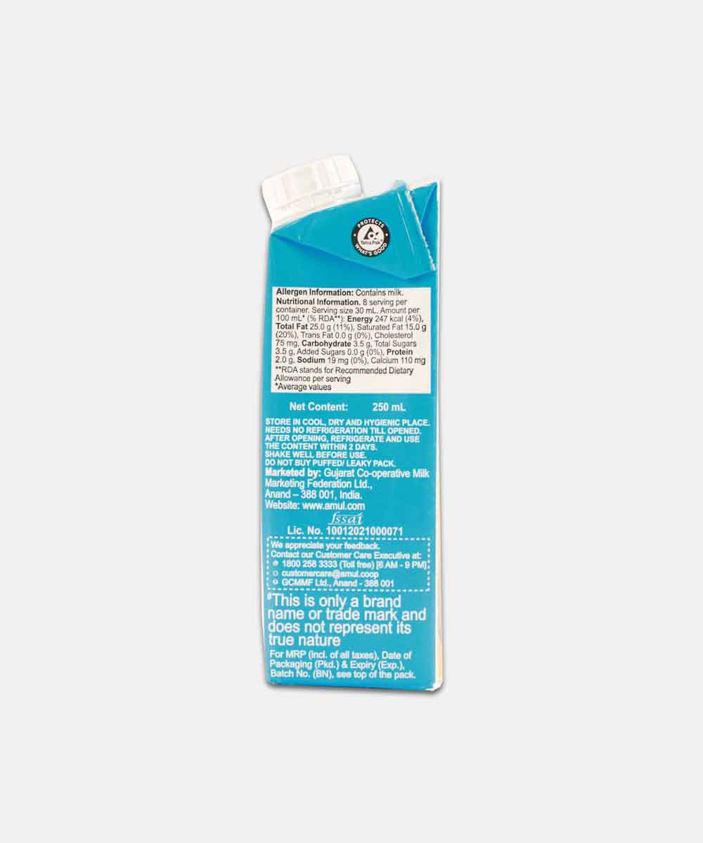 Amul Fresh Cream 250 Ml