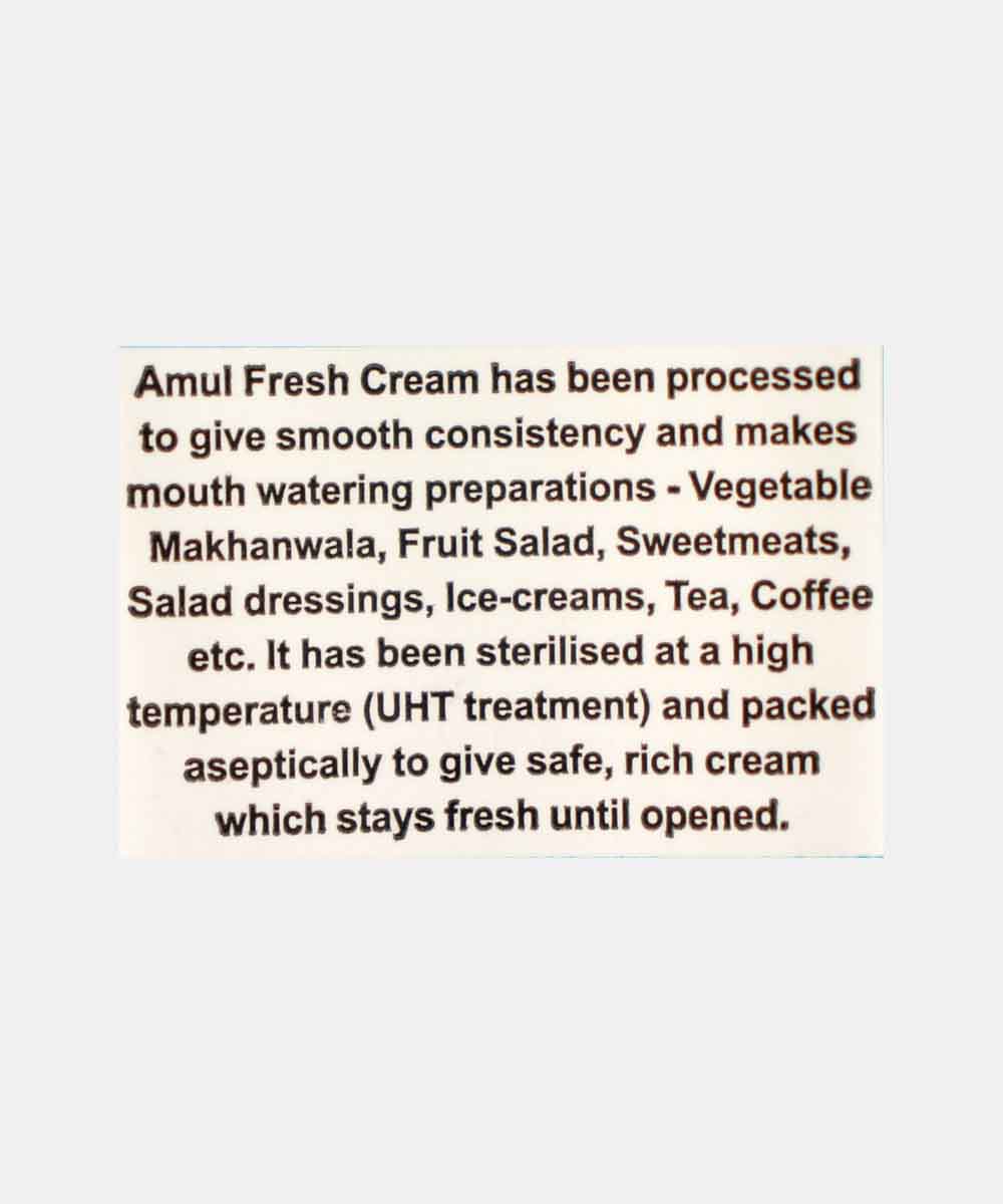 Amul Fresh Cream 250 Ml