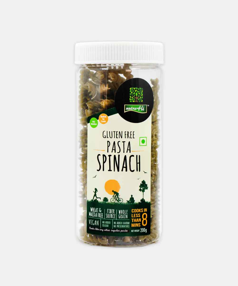Nutra Hi Gluten Gree Spinach Pasta 200 Gm
