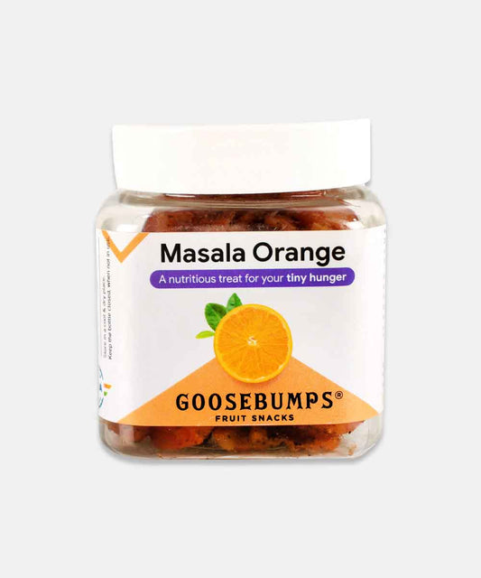Goosebumps Fruit Snacks Masala Orange 120 Gm