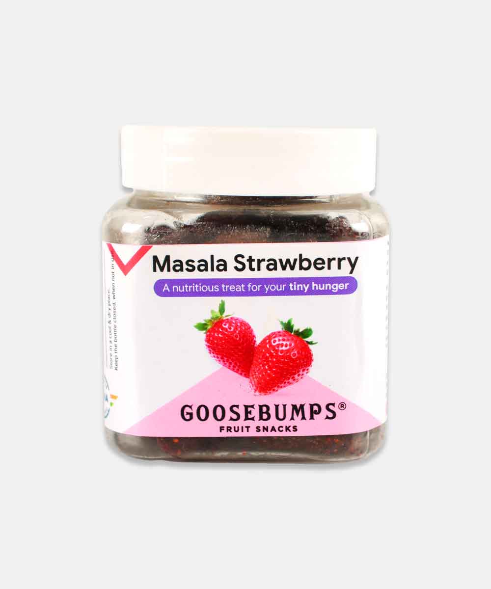 Goosebumps Fruit Snacks Masala Strawberry 135 Gm