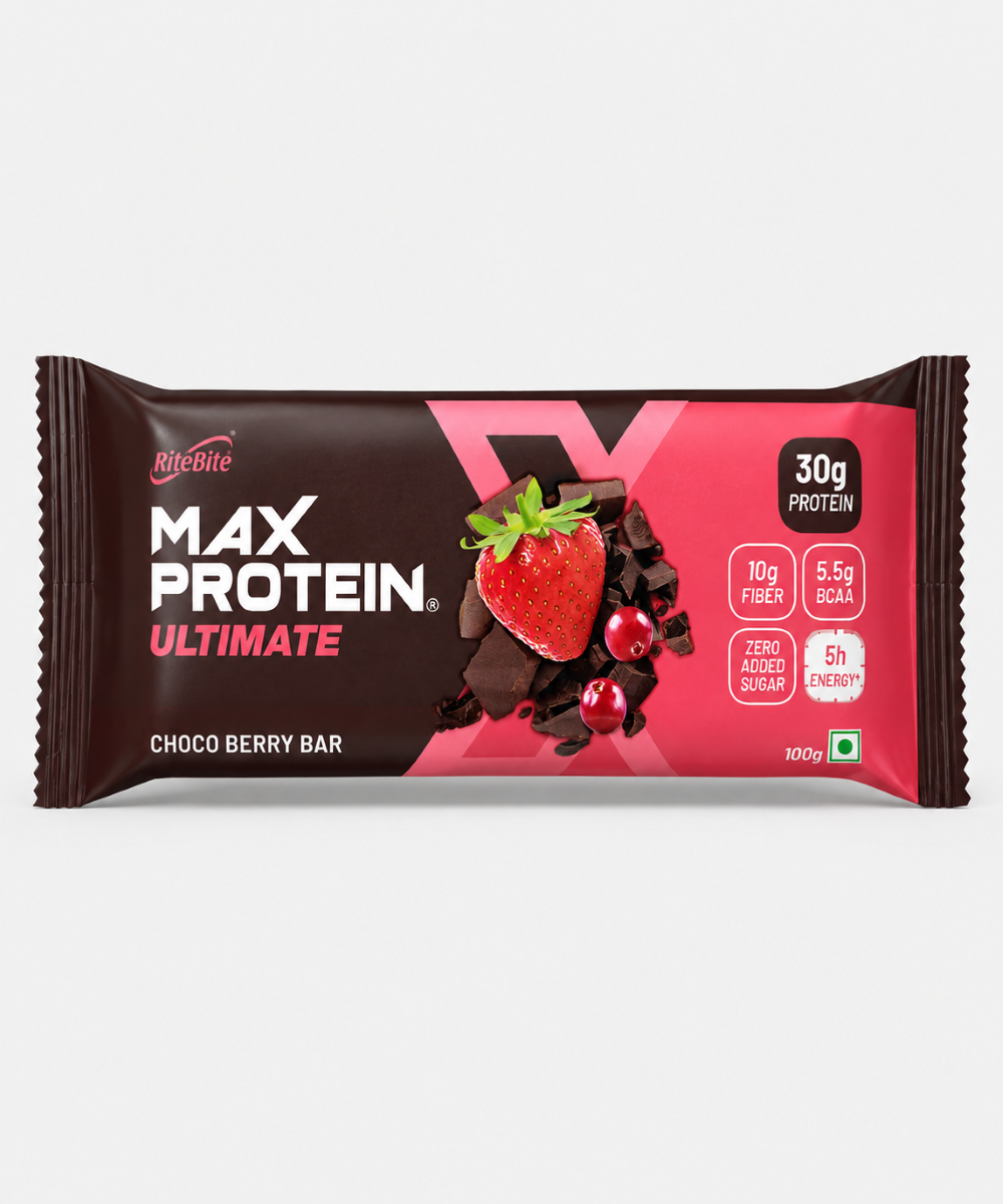 Rite Bite Max Protein Choco Berry Bar 100 Gm