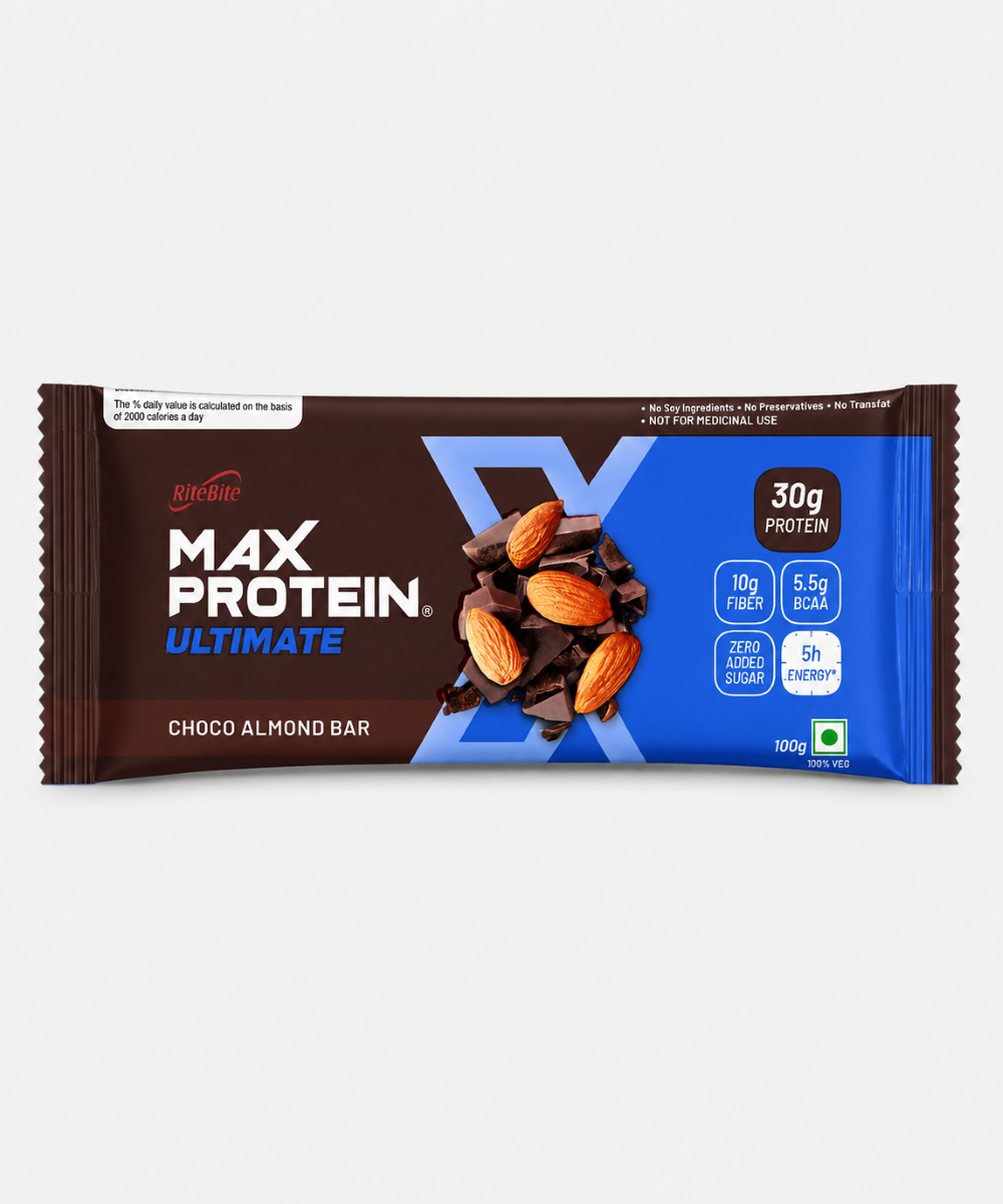 Rite Bite Max Protein Choco Almond Bar 100 Gm