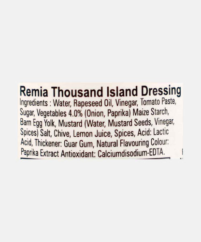Remia Thousand Island Dressing 250 Ml