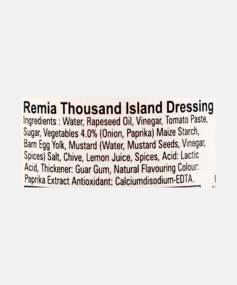 REMIA THOUSAND ISLAND DRESSING 250 ML