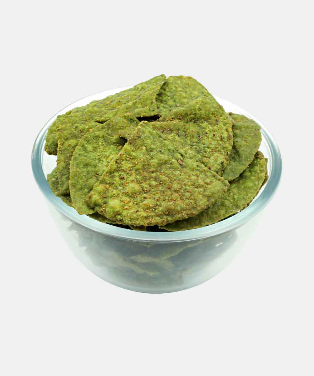 Tortillla Chips Spinach & Herbs 120 Gm