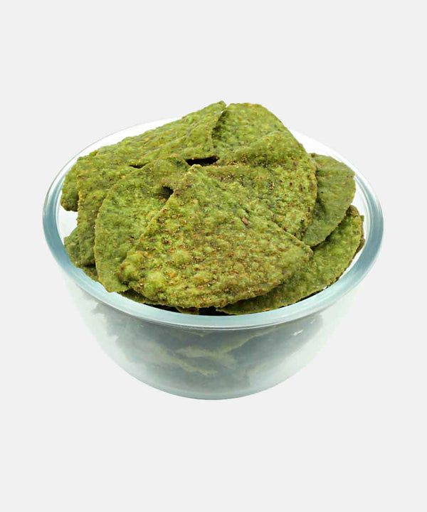 TORTILLA CHIPS SPINACH ITALIAN & HERBS 120 GM