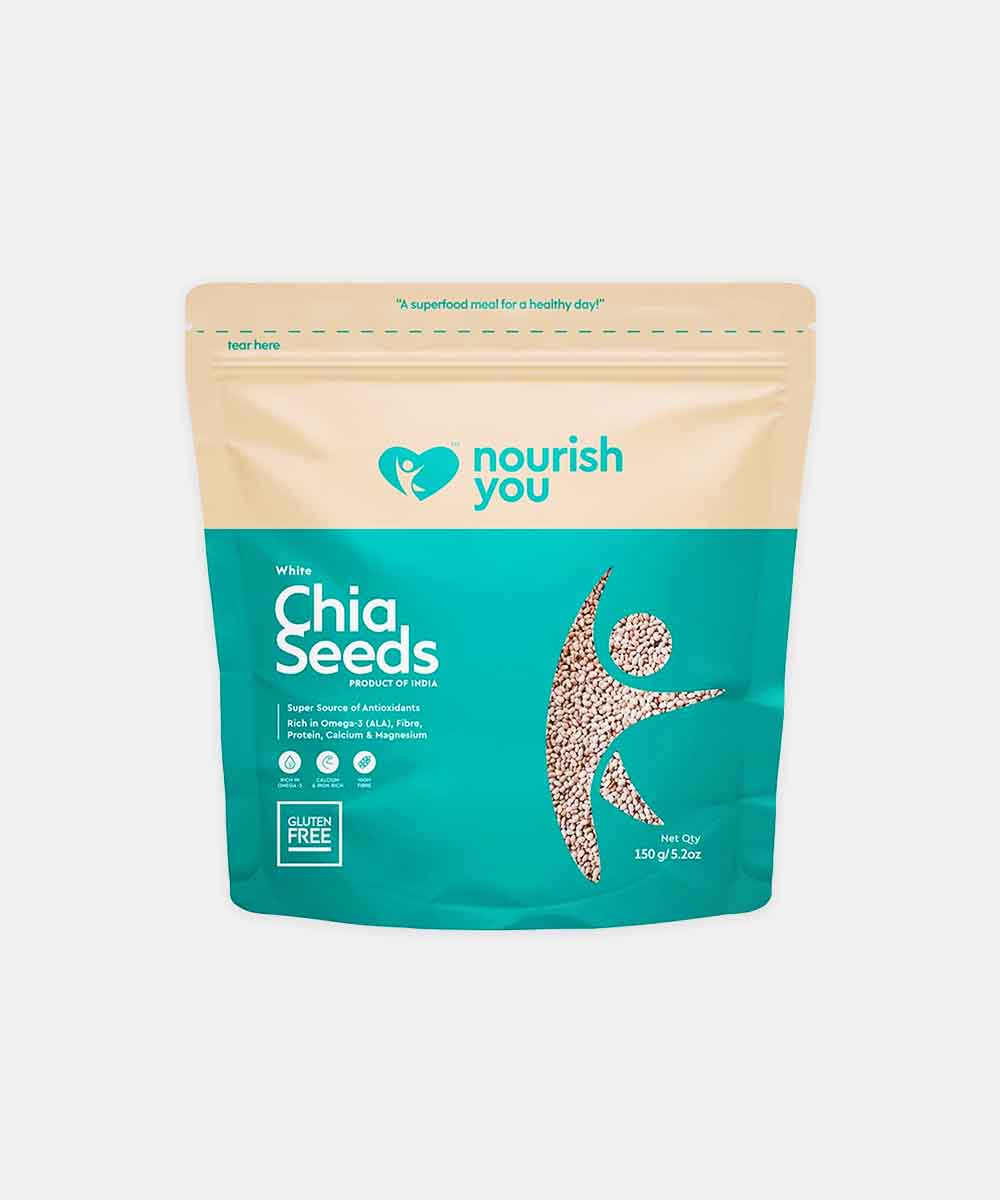 Nourish You White Chia Seeds 150 Gm