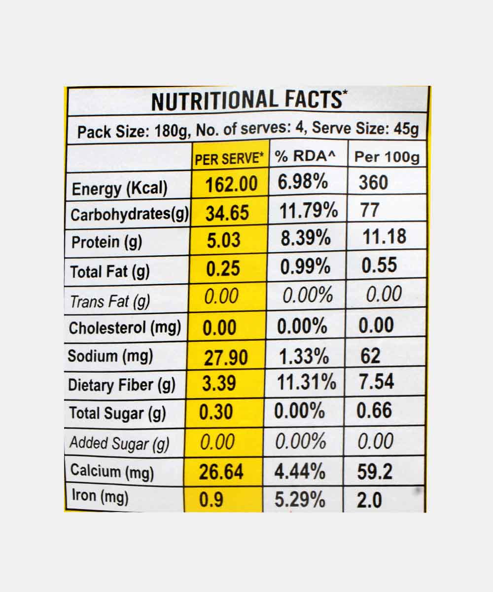 Naturally Yours Multi Millet Noodles 180 Gm