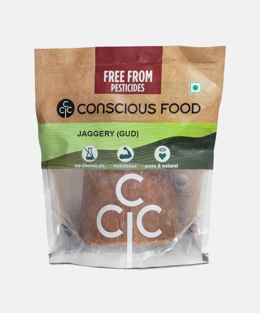 Conscious Food Organic Jaggery Gur 1 Pc 925 Gm