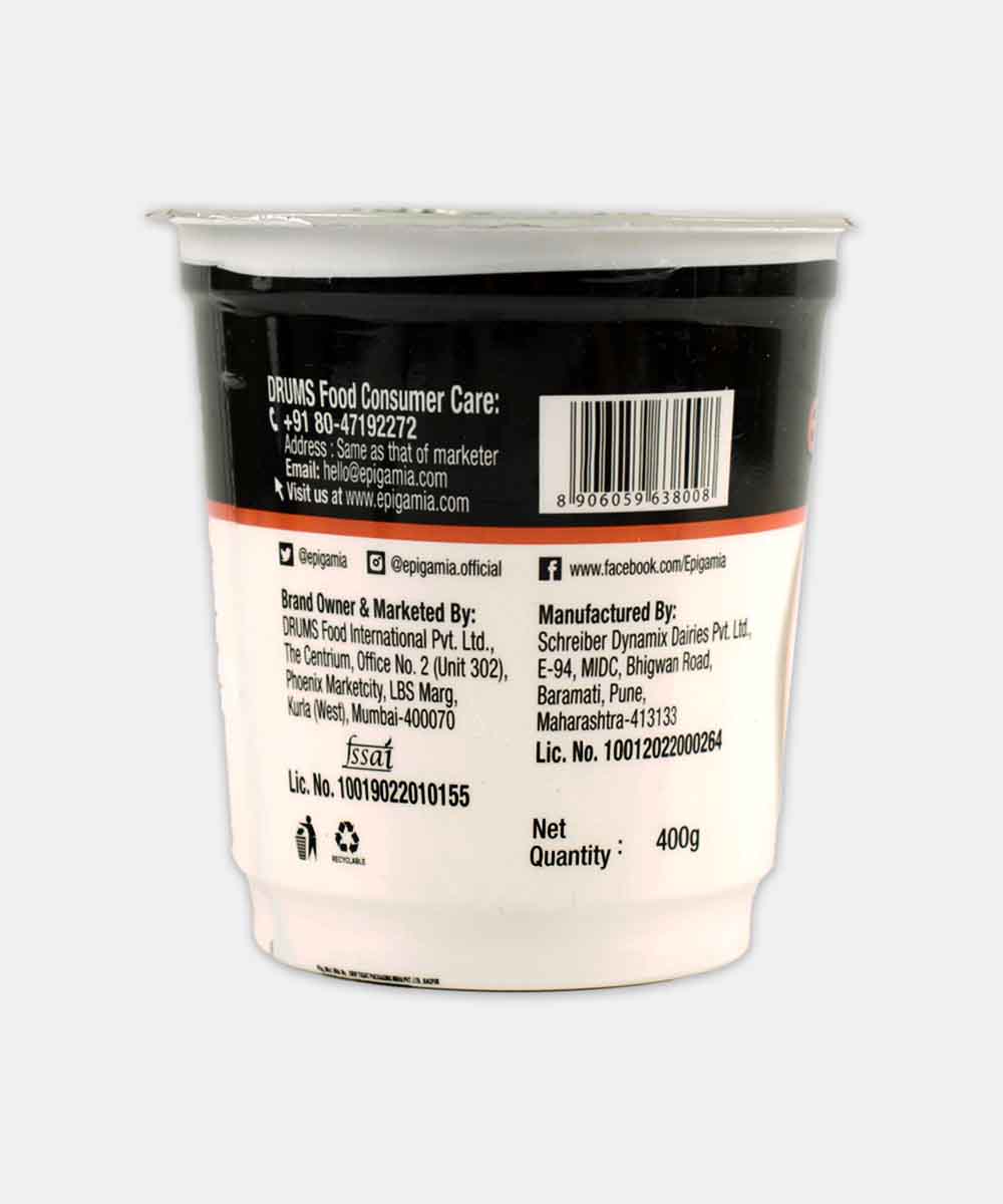 Epigamia Lactose Free Curd 400 Gm