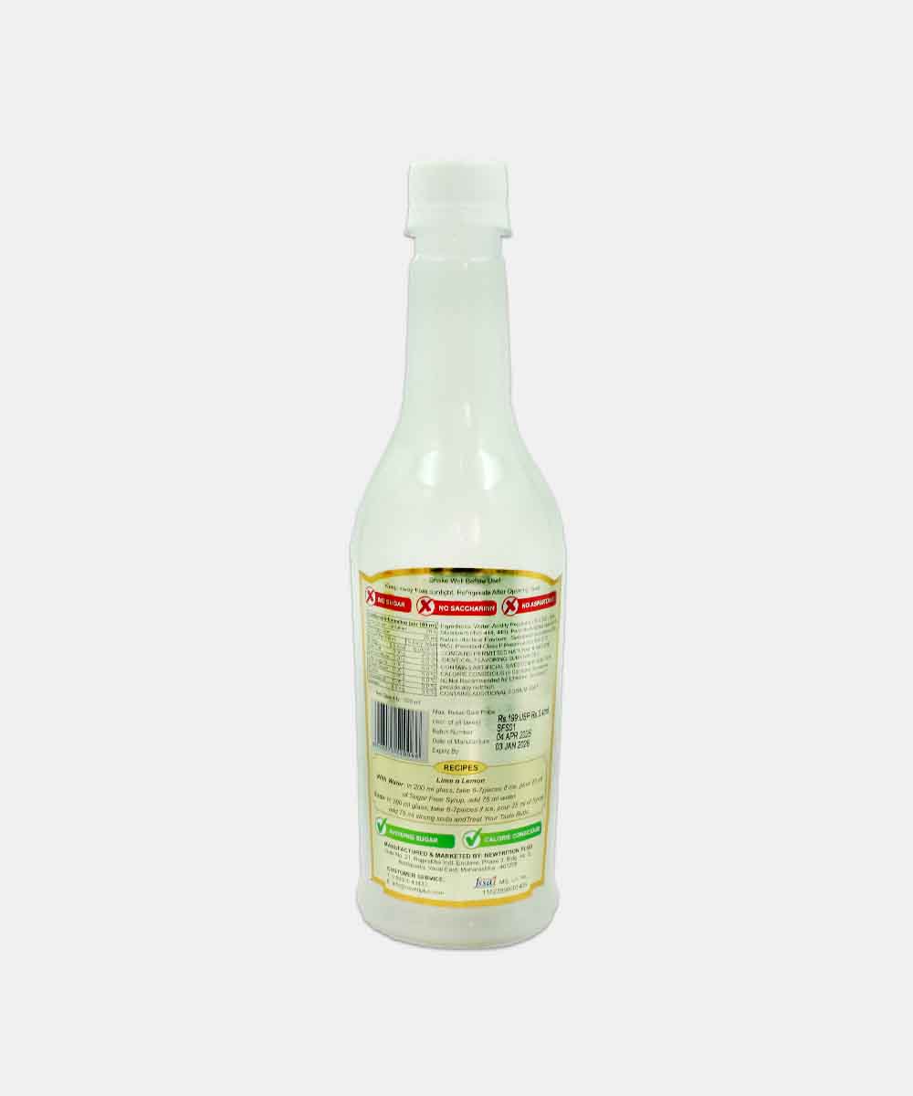 Netrition Lemon Sugar Free Syrup 500 Ml