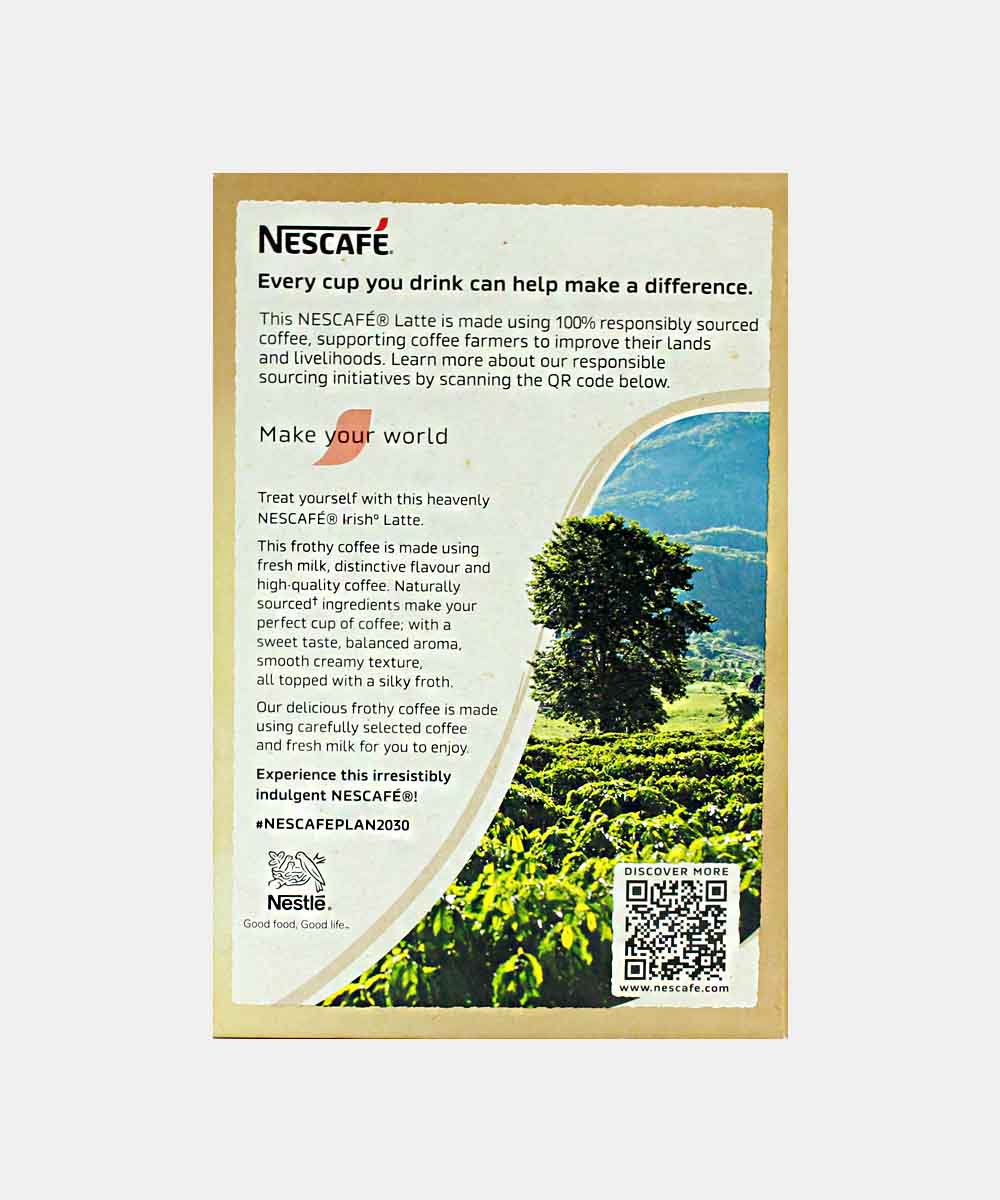 Nescafe Irish Latte Coffee 176 Gm