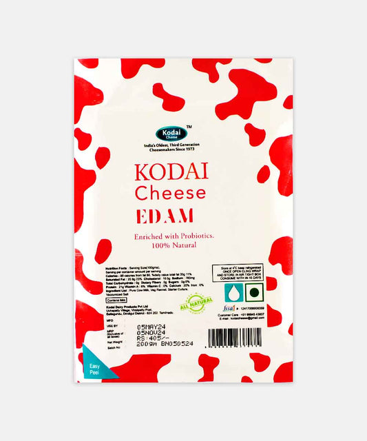 Kodai Edam Cheese 200 Gm