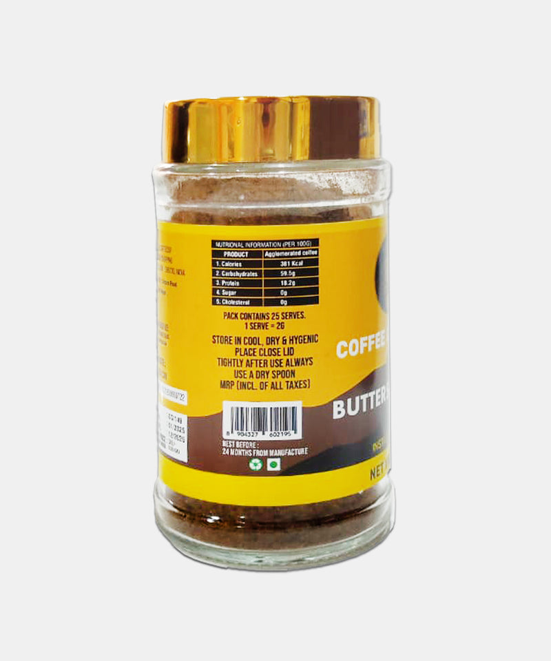 COFFEE CUP INDIA BUTTERSCOTCH INSTANT COFFEE 50 GM