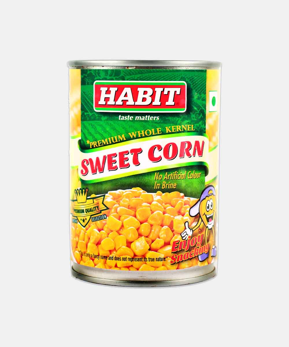 Habit Premium Whole Kernel Sweet Corn 400 Gm