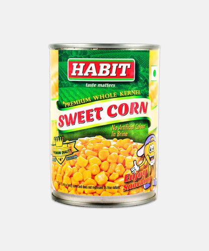 Habit Premium Whole Kernel Sweet Corn 400 Gm