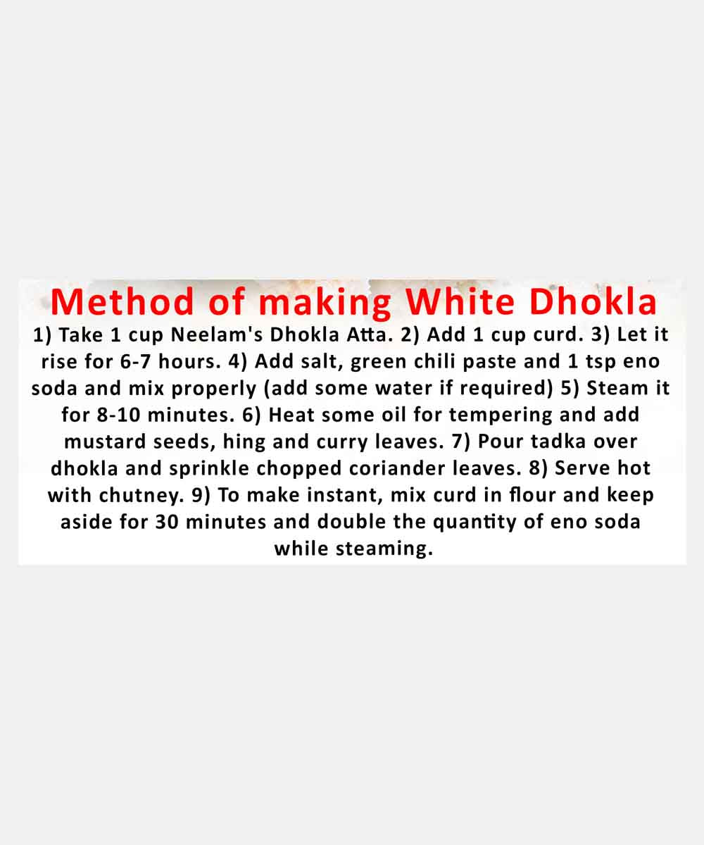 White Dhokla Flour 500 Gm