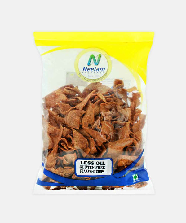 LESS OIL GLUTEN FREE FLAXSEED CHIPS 200
