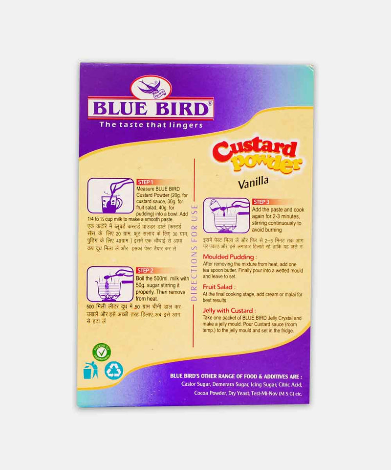 BLUE BIRD CUSTARD POWDER VANILLA 100 GM