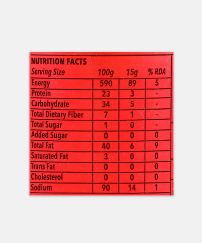 The Butternut Co. Almond Butter Unsweetend Crunchy 200 Gm