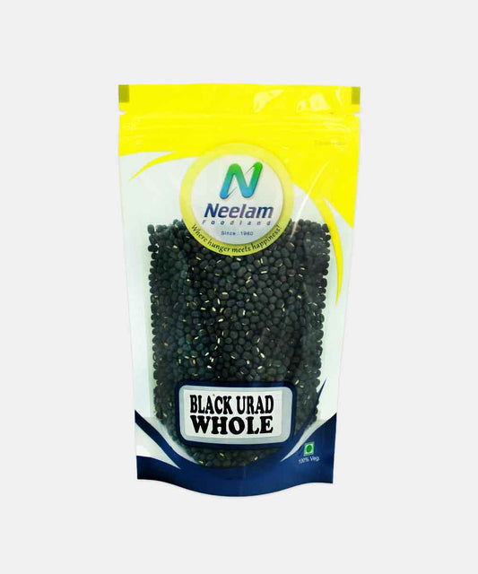 Black Urad Whole/Black Gram 250 Gm